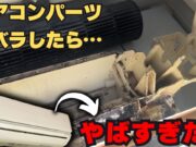 【閲覧注意？！】エアコン内部のカビがヤバい！プロが教える分解洗浄と汚水の実態